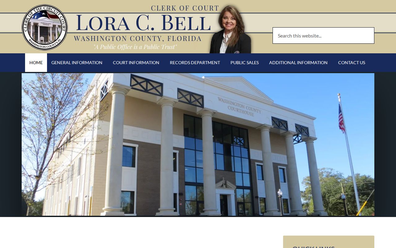 Washington County Clerk courthouse and contact information